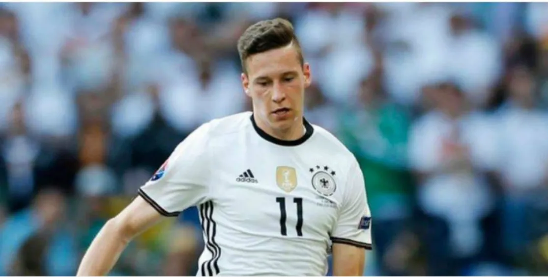 Draxler en un juego con Die Manschaft