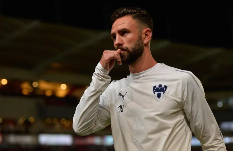Layún previo a un juego con Rayados