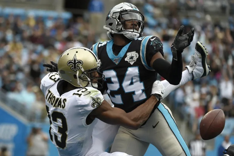 Saints vs Panthers en partido de la NFL