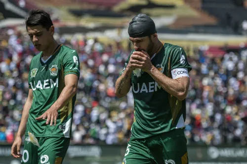 MEXSPORT Jugadores de Potros UAEM durante un partido