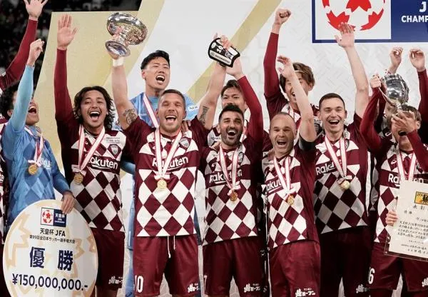 Festejo del Vissel Kobe