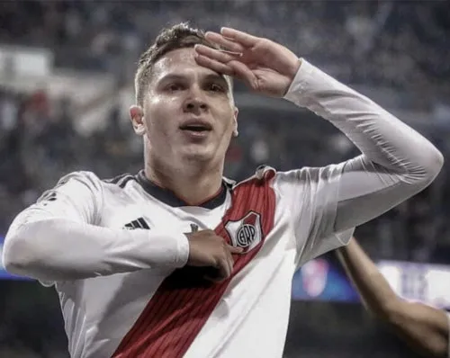 INSTAGRAM @JUANFERQUINTEROP Juan Fernando Quintero durante un partido de River Plate