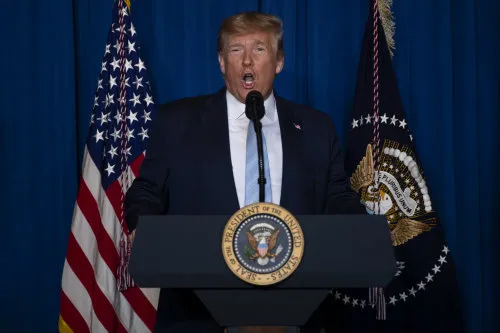 AP Donald Trump en conferencia de prensa