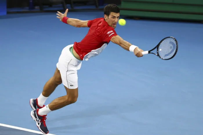 Djokovic, durante un partido