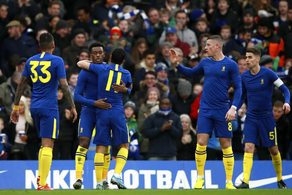 AP Los jugadores del Chelsea celebrando la victoria