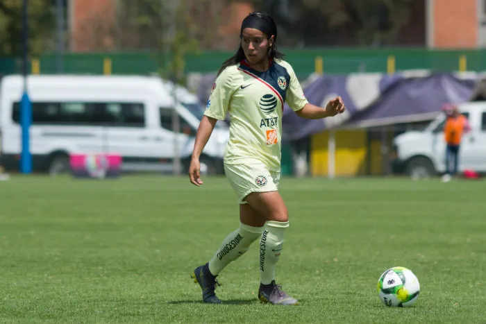 Cuevas, en un partido de América