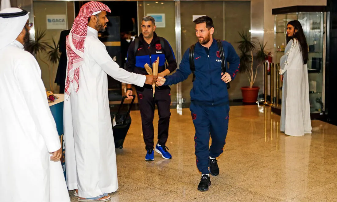 Barcelona llegando a Yeda