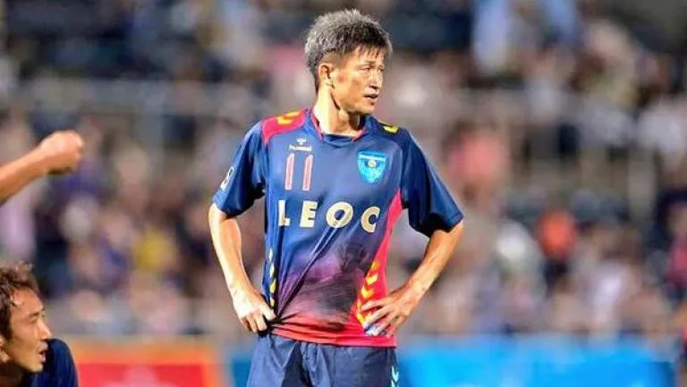 Tomoyoshi Miura,&nbsp;durante un juego