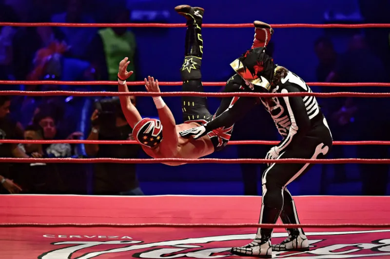 La Parka en una lucha