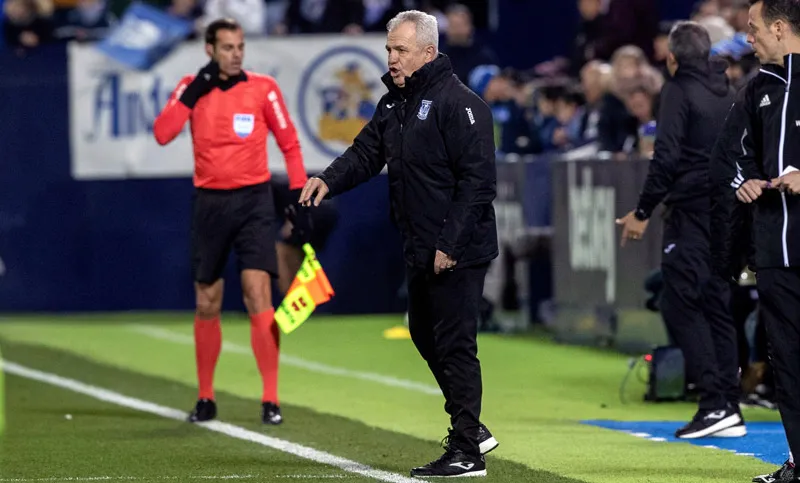 EFE El Vasco Aguirre observa un duelo del Leganés