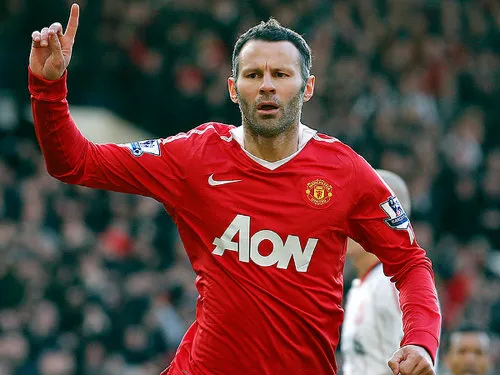 El galés cuando era jugador del Manchester United