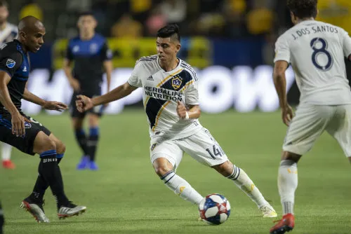 El mexicoamericano durante un partido