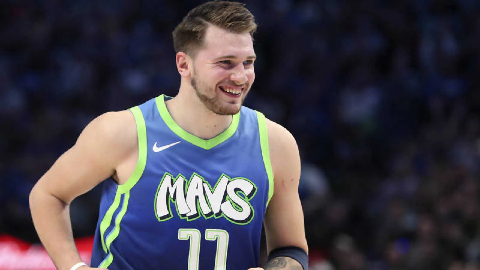 Luka Doncic en un juego de NBA