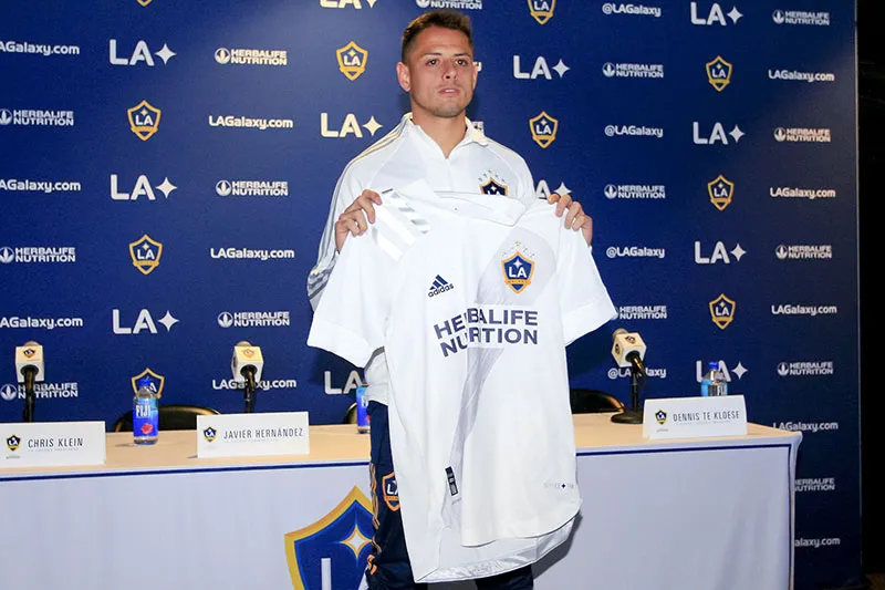 MEXSPORT Javier Hernández, en su presentación con Galaxy
