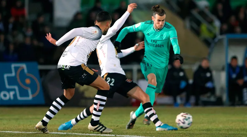 Gareth Bale, en un juego con el Real Madrid en Copa del Rey