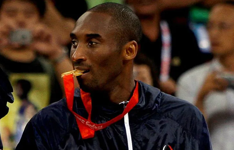 Bryant, con una medalla de oro