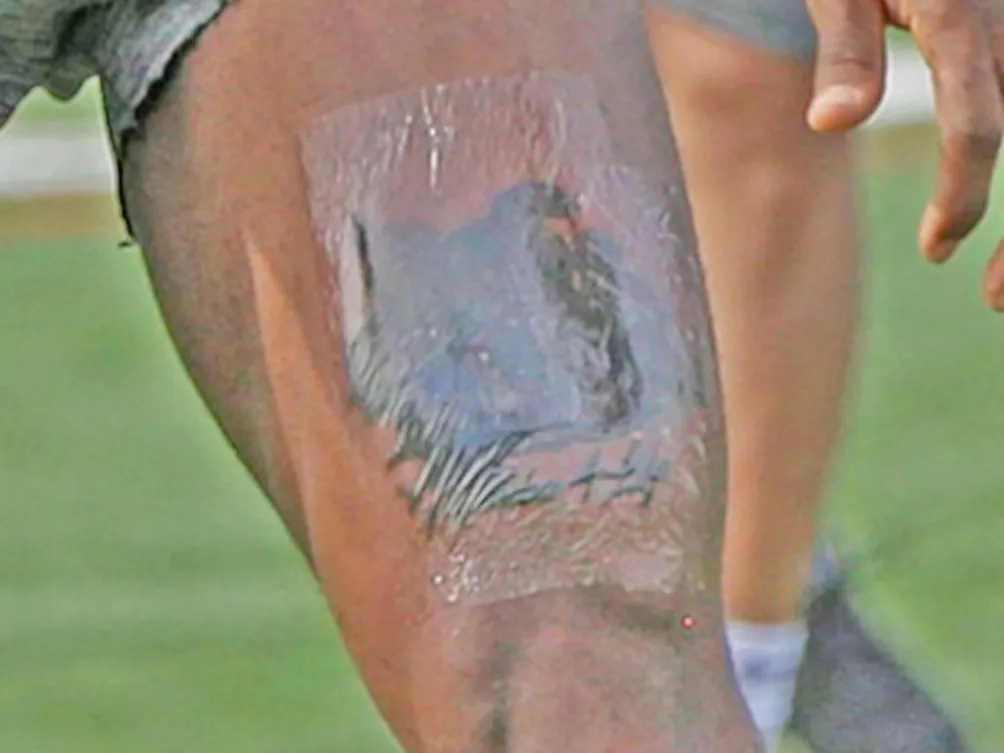El nuevo tatuaje de LeBron James en la pierna