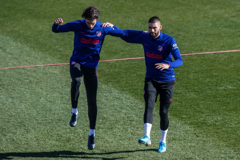 Carrasco en entrenamiento