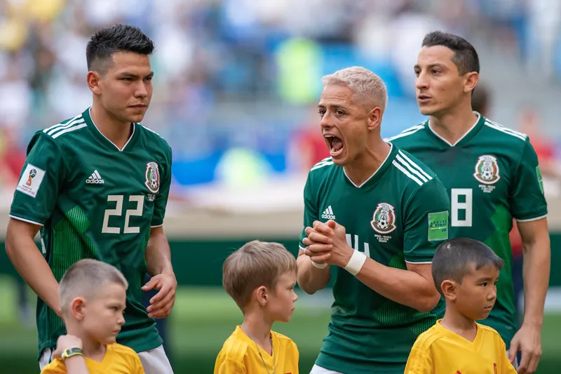 Lozano, Hernández y Guardado en Rusia 2018