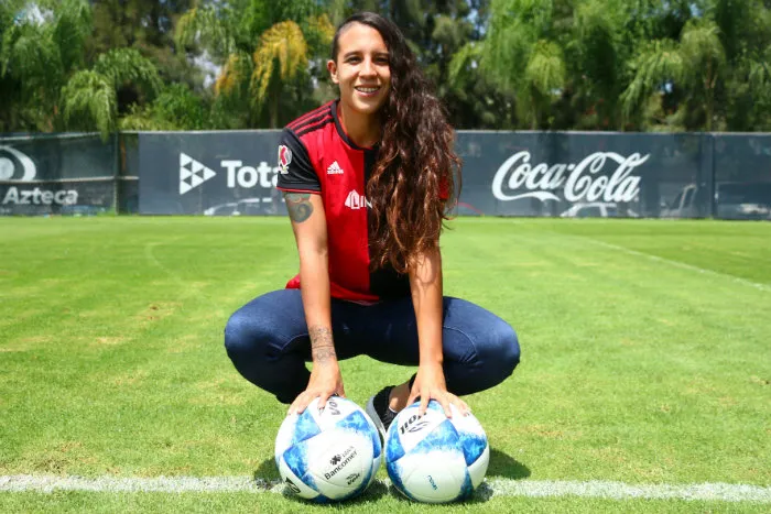 Fabiola Ibarra posa para la fotografía