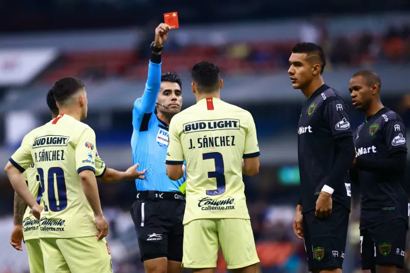 Jorge Sánchez en expulsión