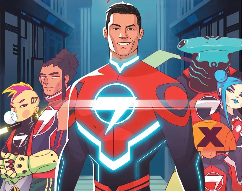 Así luce Cristiano Ronaldo en su cómic