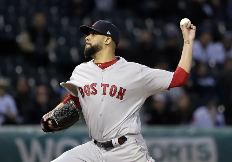 David Price con los Medias Rojas de Boston