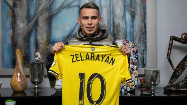 COLMBUS CREW Lucas Zelarayán como jugador de Columbus Crew