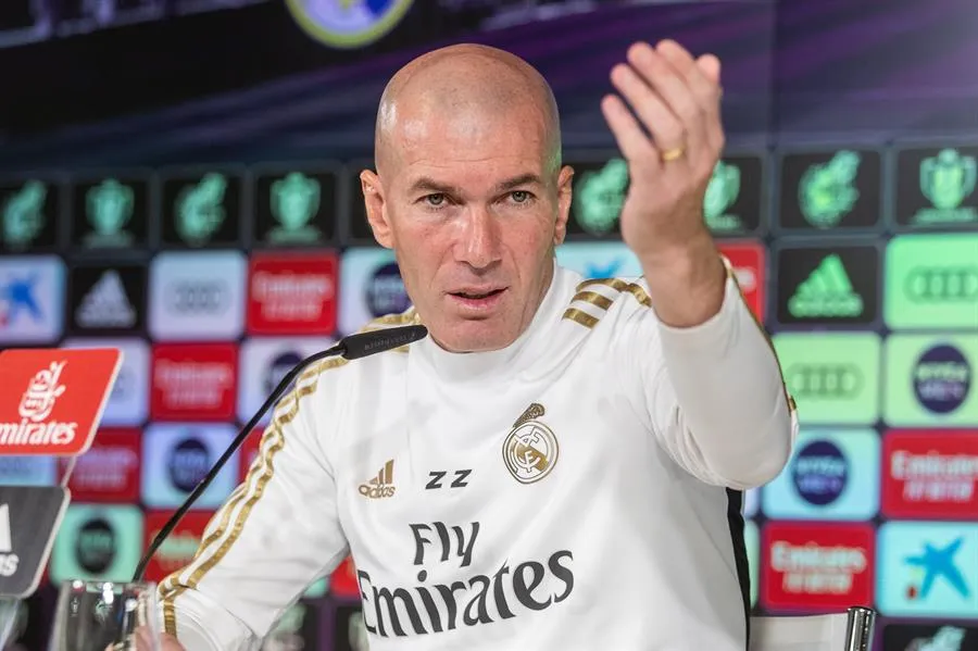 EFE El entrenador del Real Madrid, en conferencia de prensa