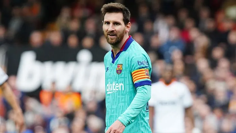 AP El astro argentino, durante un partido del Barcelona