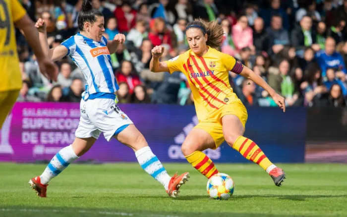 Jugadoras, durante la Final