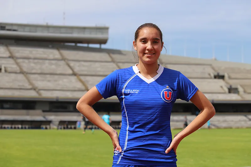 Azul Morales, tras su victoria en la Olimpiada Comunitaria