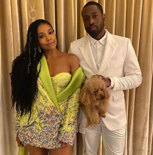 Dwyane Wade, y su esposa