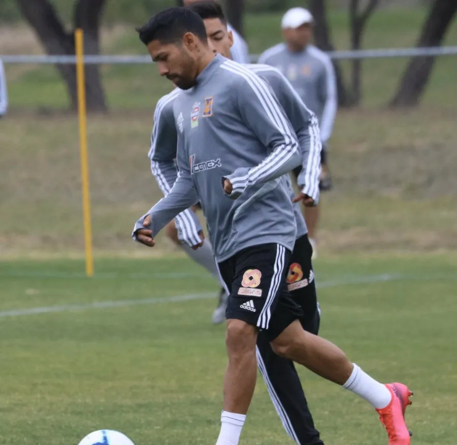 TWITTER @TigresOficial El volante, en entrenamiento con los felinos