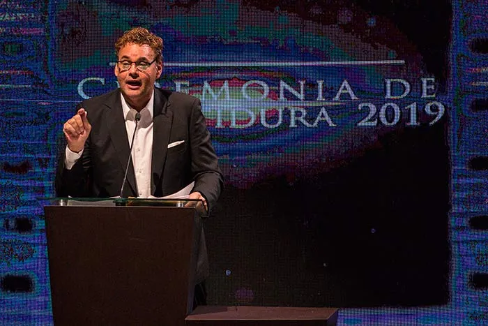 Faitelson, en un evento