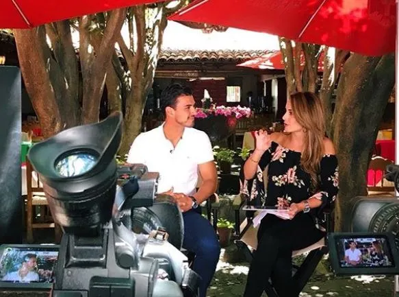 INSTAGRAM @paulina.gr Oswaldo Alanís y Paulina García Robles en una entrevista