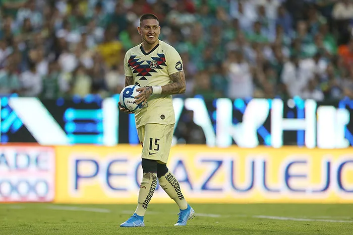 Castillo, en un partido del América