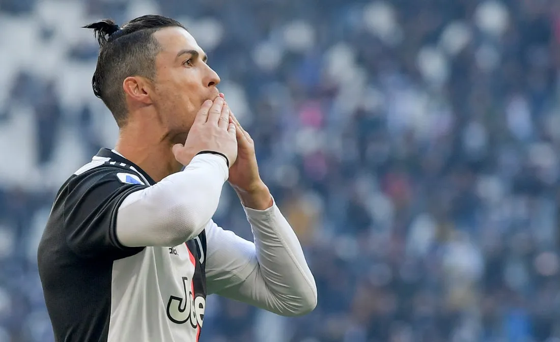 Cristiano Ronaldo celebrando un gol con Juventus