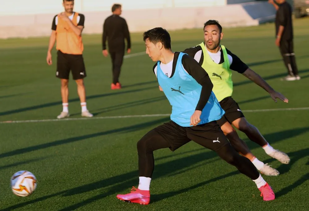 TWITTER @ALSADDSC Marco Fabián trabaja en un entrenamiento de su equipo