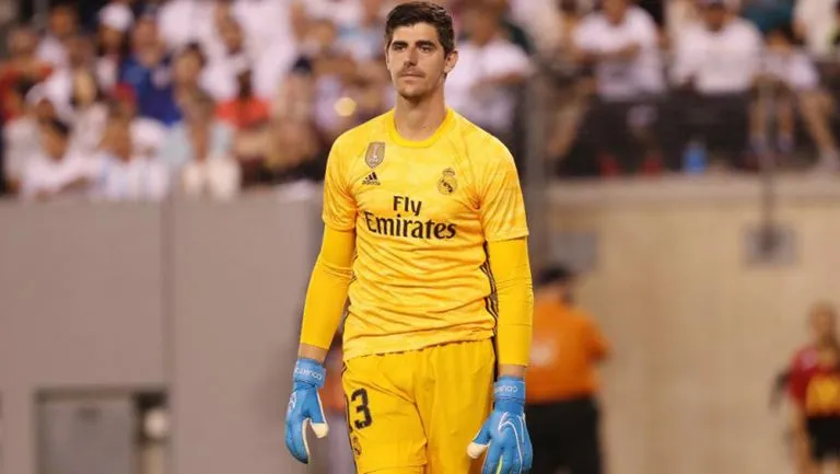 AP Thibaut Courtois, durante un duelo con el Real Madrid