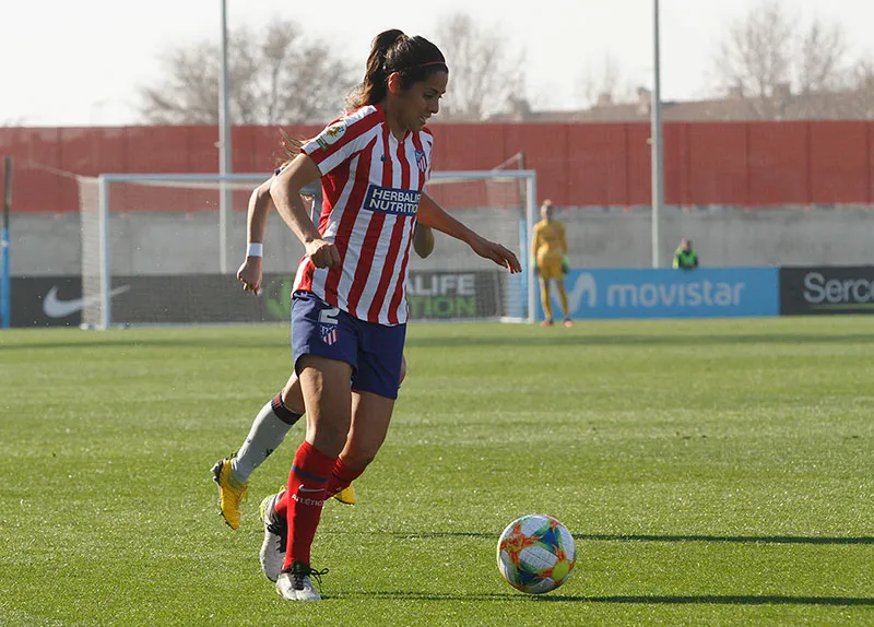 TWITTER @AtletiFemenino Kenti Robles, en el duelo contra el Levante