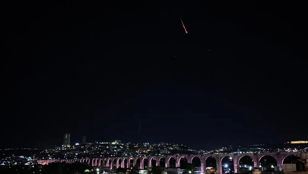 'Meteorito' visto desde Querétaro