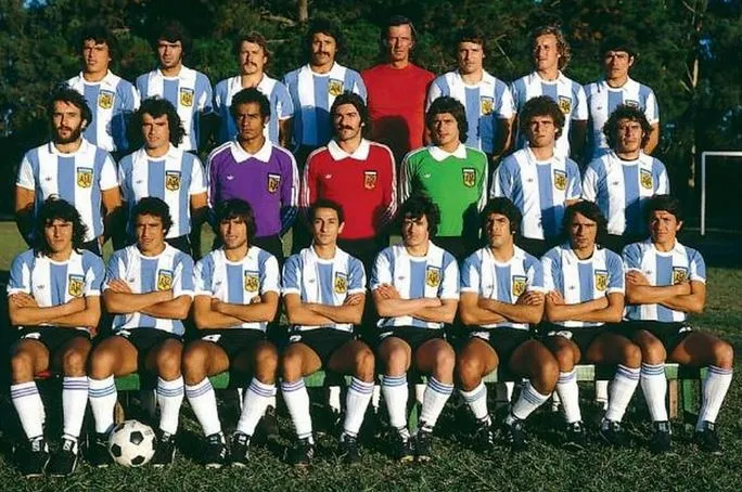Plantel de la Selección Argentina en 1978