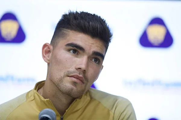 MIGUEL PONTÓN El defensa de Pumas en conferencia de prensa