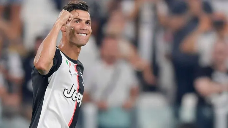 Cristiano Ronaldo celebra una anotación con la Juventus