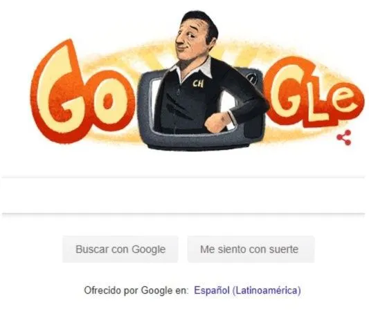 GOOGLE.ES Pintoresco doodle de Google