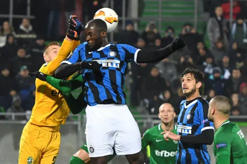 EFE Lukaku le intenta anotar al Ludogorets en la Europa League