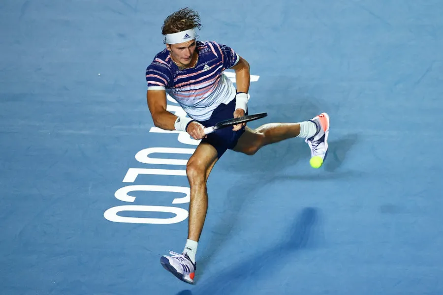 IMAGO7 El tenista alemán durante el juego ante Tommy Paul