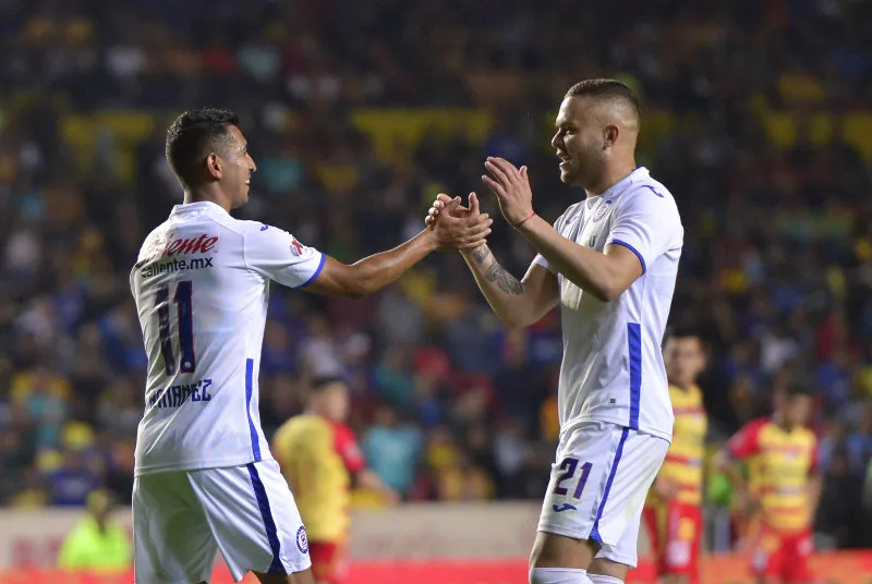 Cruz Azul en partido vs Morelia