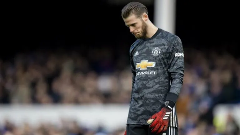 De Gea 'sufre' tras equivocarse contra el Everton